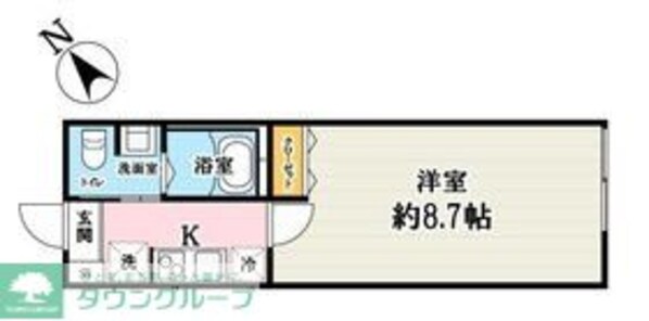 カフーティーダ和光市の物件間取画像